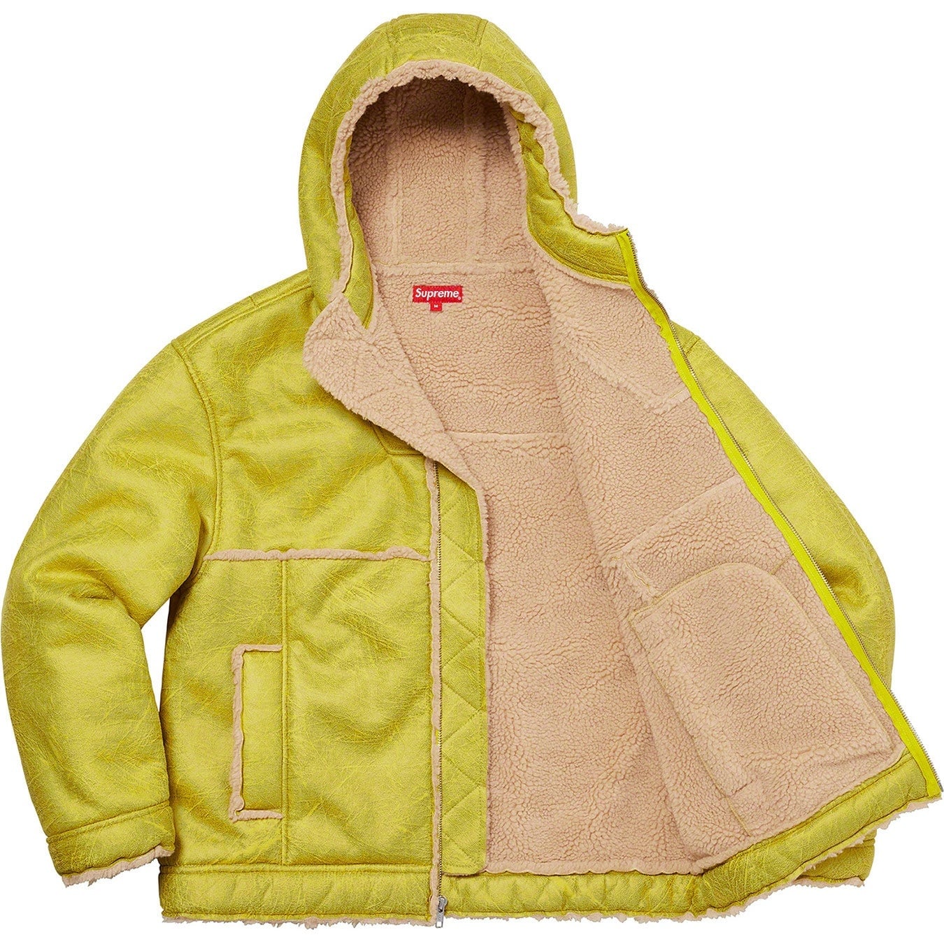 Faux Shearling Hooded Jacket view 5